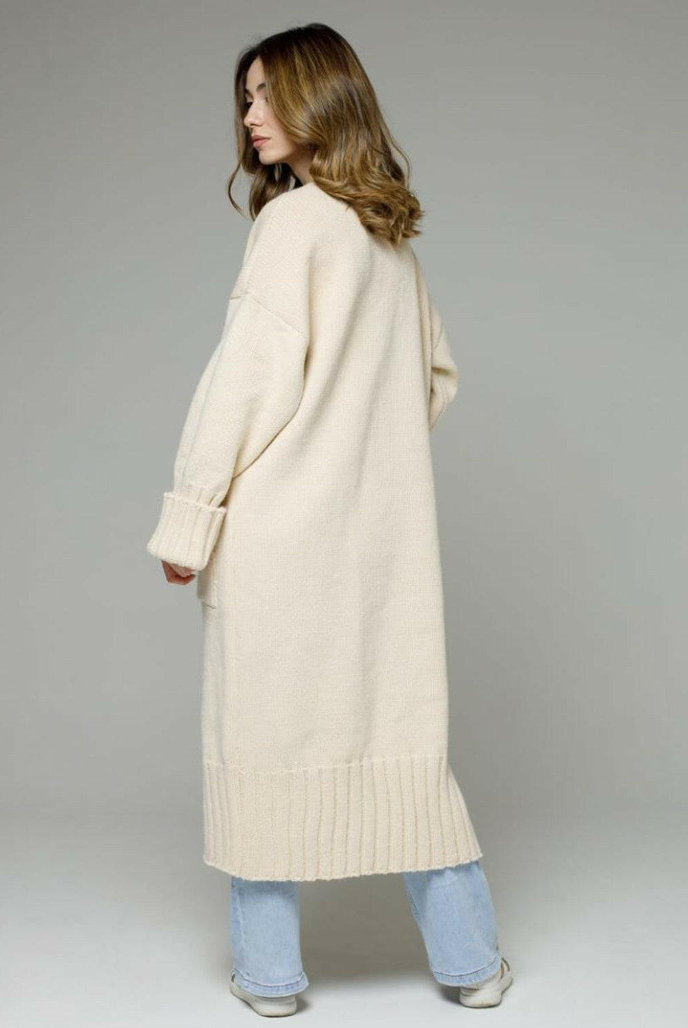 Pocketed Open Front Dropped Shoulder Cardigan-Krush Kandy, Women's Online Fashion Boutique Located in Phoenix, Arizona (Scottsdale Area)