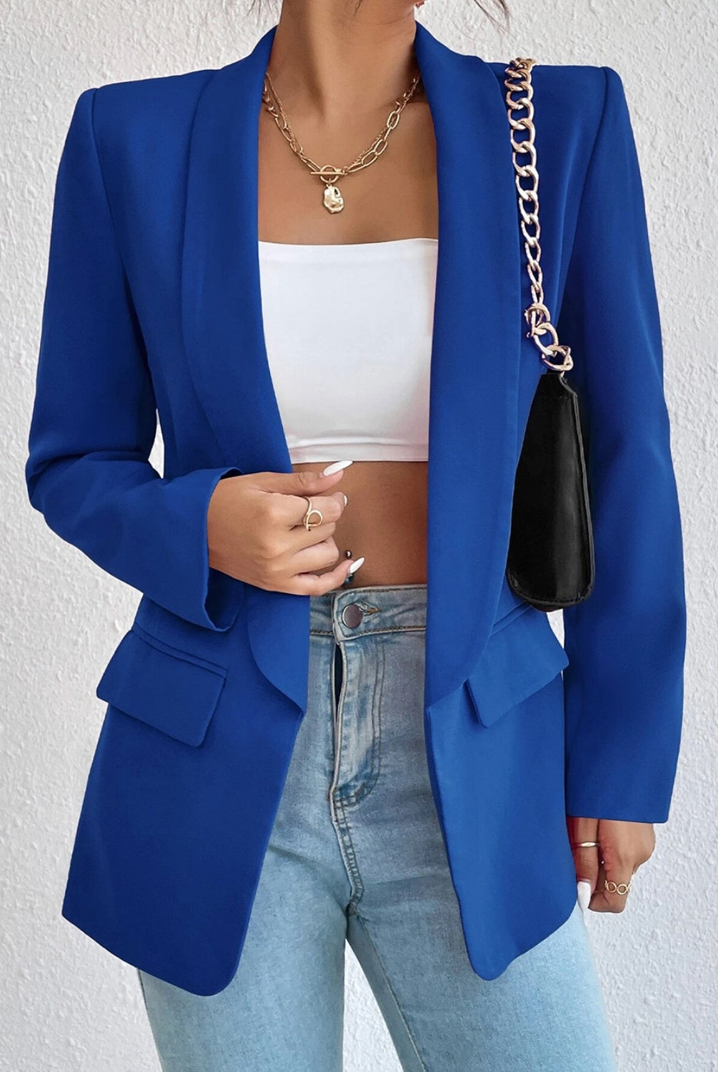 After Hours Long Sleeve Blazer-Blazers-Krush Kandy, Women's Online Fashion Boutique Located in Phoenix, Arizona (Scottsdale Area)