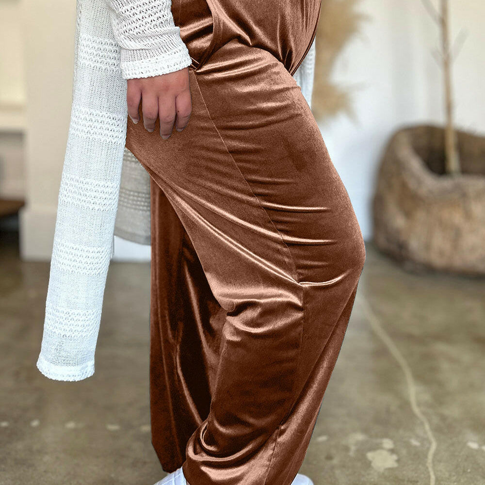 FAM-FAM Pocketed Elastic Waist Joggers-Pants-Krush Kandy, Women's Online Fashion Boutique Located in Phoenix, Arizona (Scottsdale Area)