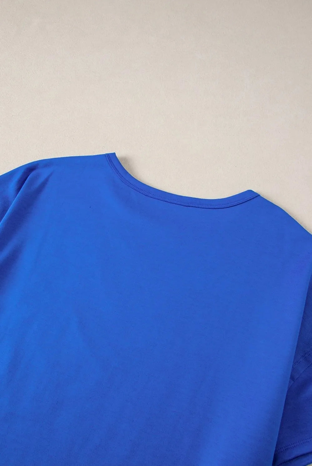 Patched Pocket Exposed Seam Oversize T-shirt-Tops-Krush Kandy, Women's Online Fashion Boutique Located in Phoenix, Arizona (Scottsdale Area)
