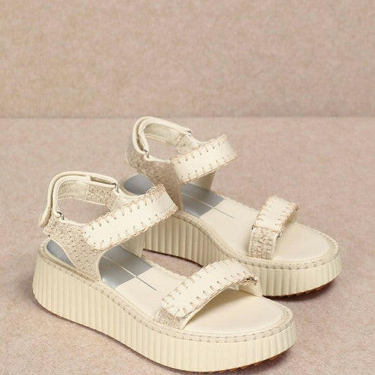 Seaside Escape Stitch Platform Sandal-Sandals-Krush Kandy, Women's Online Fashion Boutique Located in Phoenix, Arizona (Scottsdale Area)