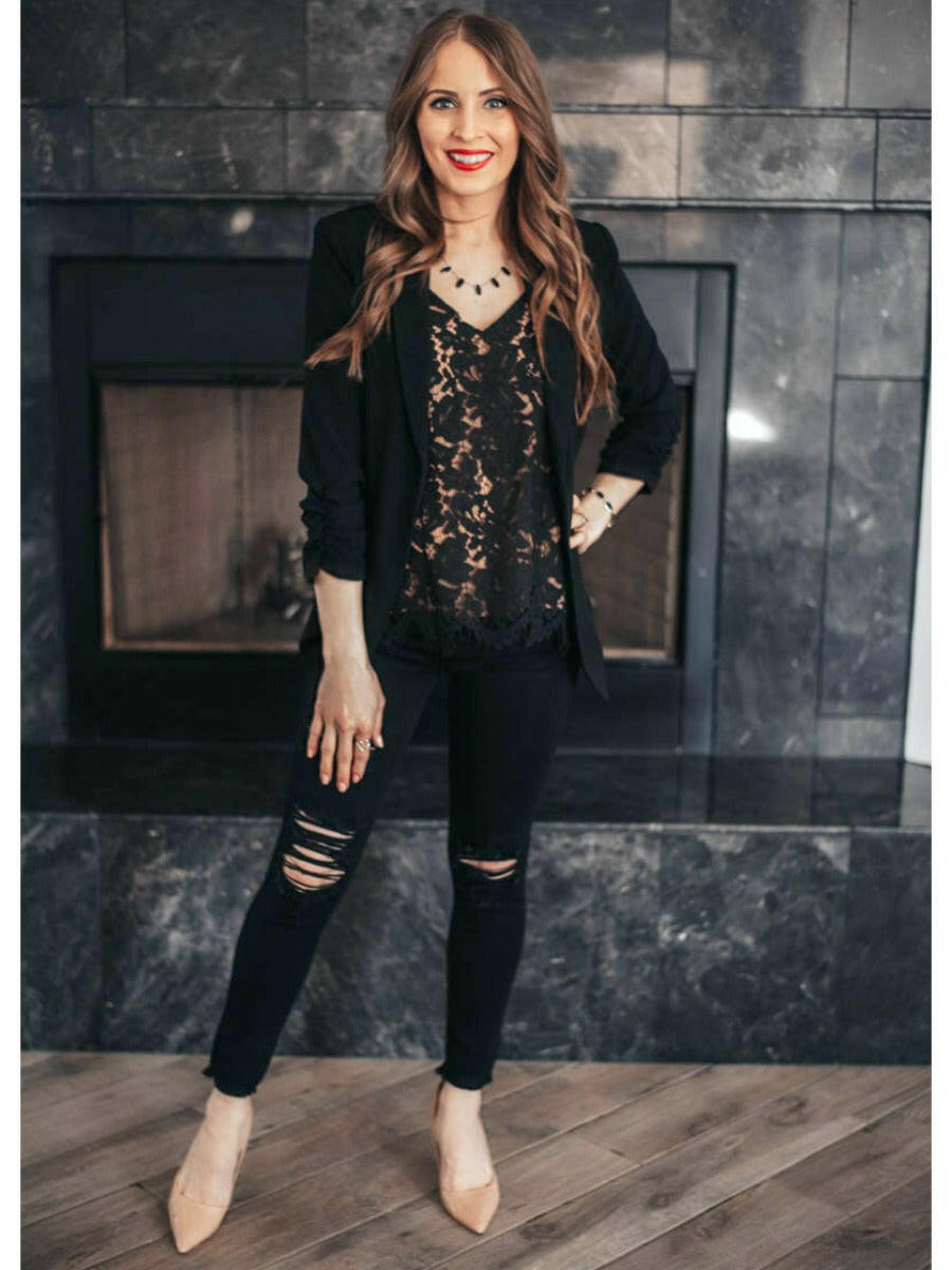 (S-3X, 3 colors) Elegant Lace Tank Tops-Tanks-Krush Kandy, Women's Online Fashion Boutique Located in Phoenix, Arizona (Scottsdale Area)