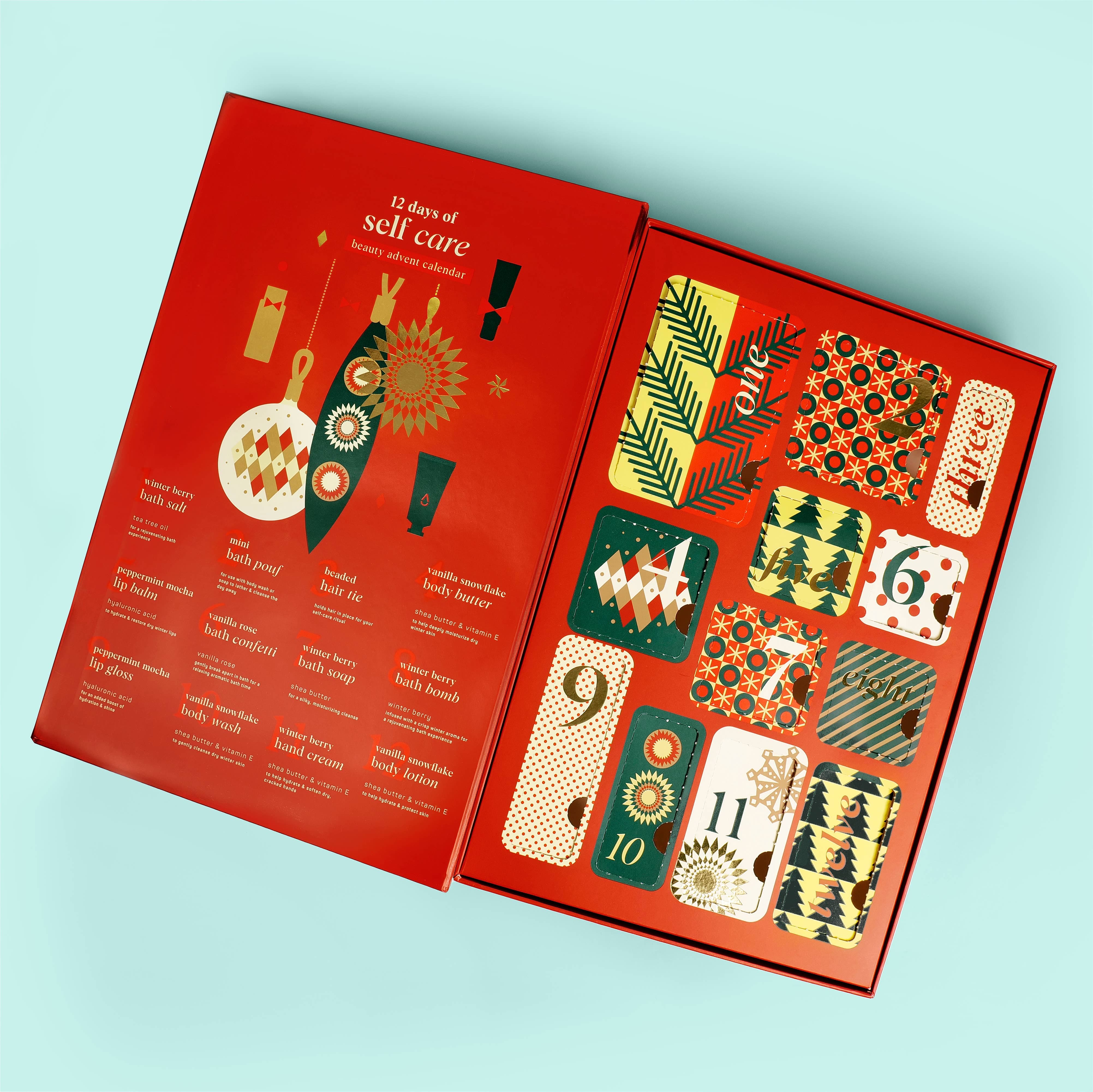Christmas Holiday Self Care Beauty Advent Calendar 12 Days-Accessories-Krush Kandy, Women's Online Fashion Boutique Located in Phoenix, Arizona (Scottsdale Area)