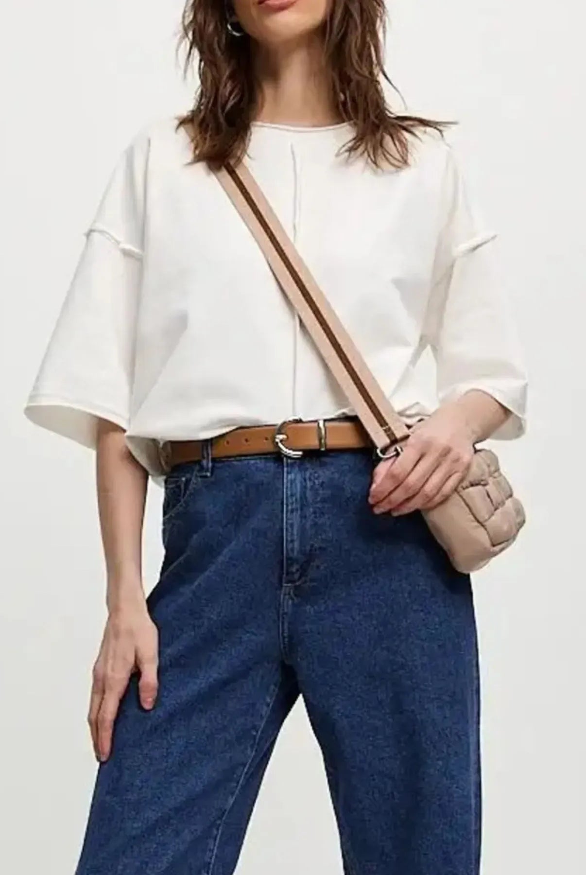 Round Neck Half Sleeve T-Shirt-Krush Kandy, Women's Online Fashion Boutique Located in Phoenix, Arizona (Scottsdale Area)