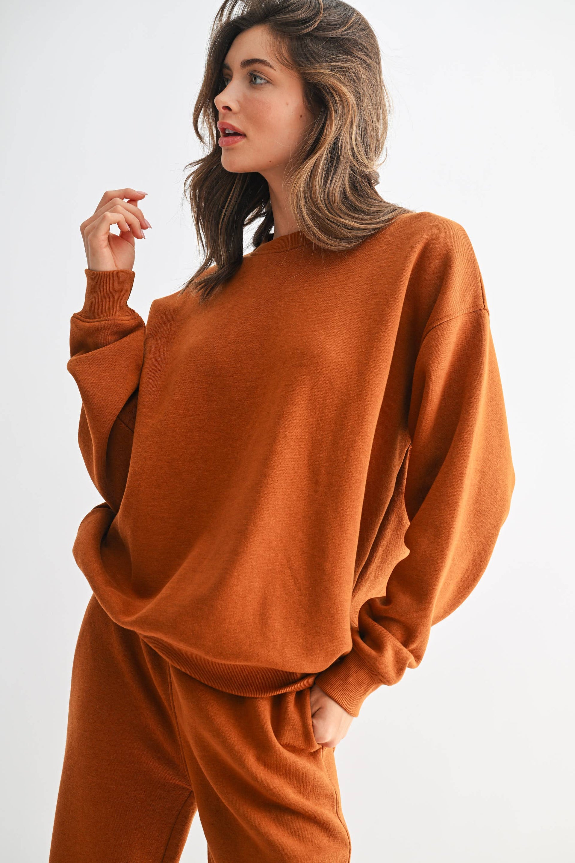 Oversized Boyfriend Pullover-Sweaters-Krush Kandy, Women's Online Fashion Boutique Located in Phoenix, Arizona (Scottsdale Area)