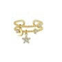 Cubic Zirconia Pentagram Minimalist Stackable Ring-Rings-Krush Kandy, Women's Online Fashion Boutique Located in Phoenix, Arizona (Scottsdale Area)