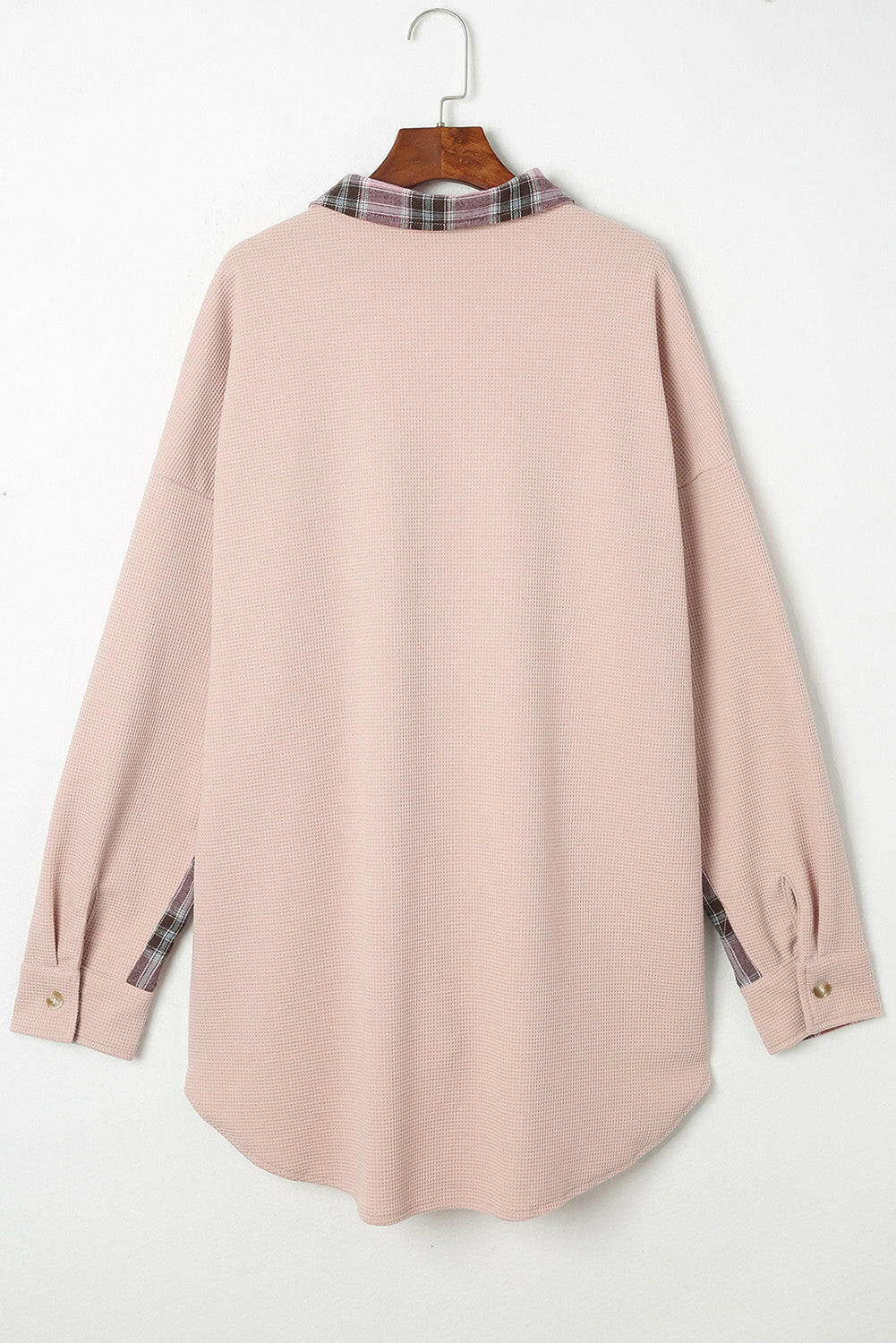 Plaid Button Down Collared Jacket-Krush Kandy, Women's Online Fashion Boutique Located in Phoenix, Arizona (Scottsdale Area)