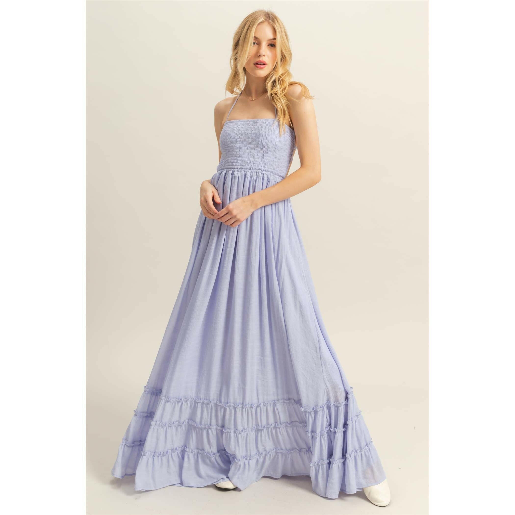 Twirl Away Tiered Maxi Dress-Dresses-Krush Kandy, Women's Online Fashion Boutique Located in Phoenix, Arizona (Scottsdale Area)