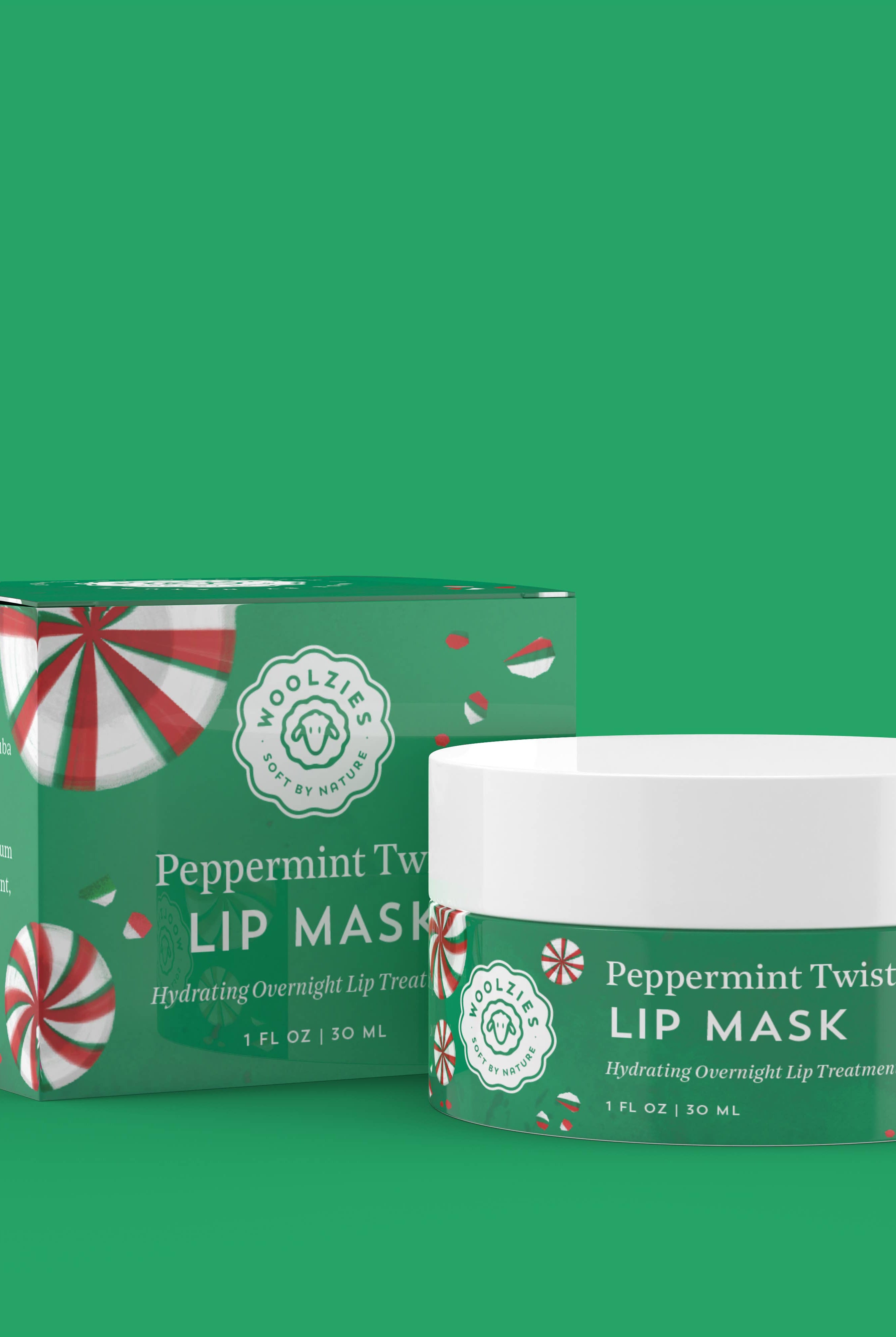 Peppermint Twist Lip Mask 1oz.-Accessories-Krush Kandy, Women's Online Fashion Boutique Located in Phoenix, Arizona (Scottsdale Area)
