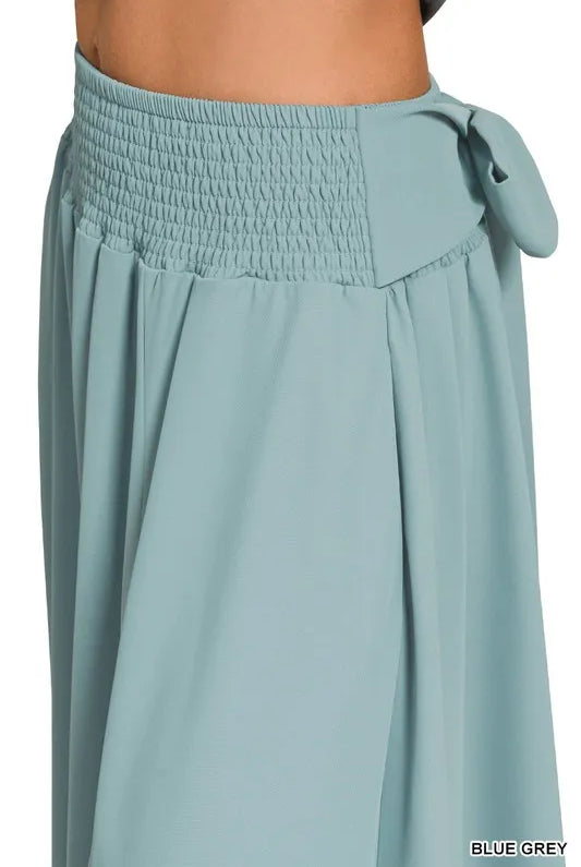 Heavy Woven Span Crop Tee & Skirt Set-2 Piece Outfit Sets-Krush Kandy, Women's Online Fashion Boutique Located in Phoenix, Arizona (Scottsdale Area)