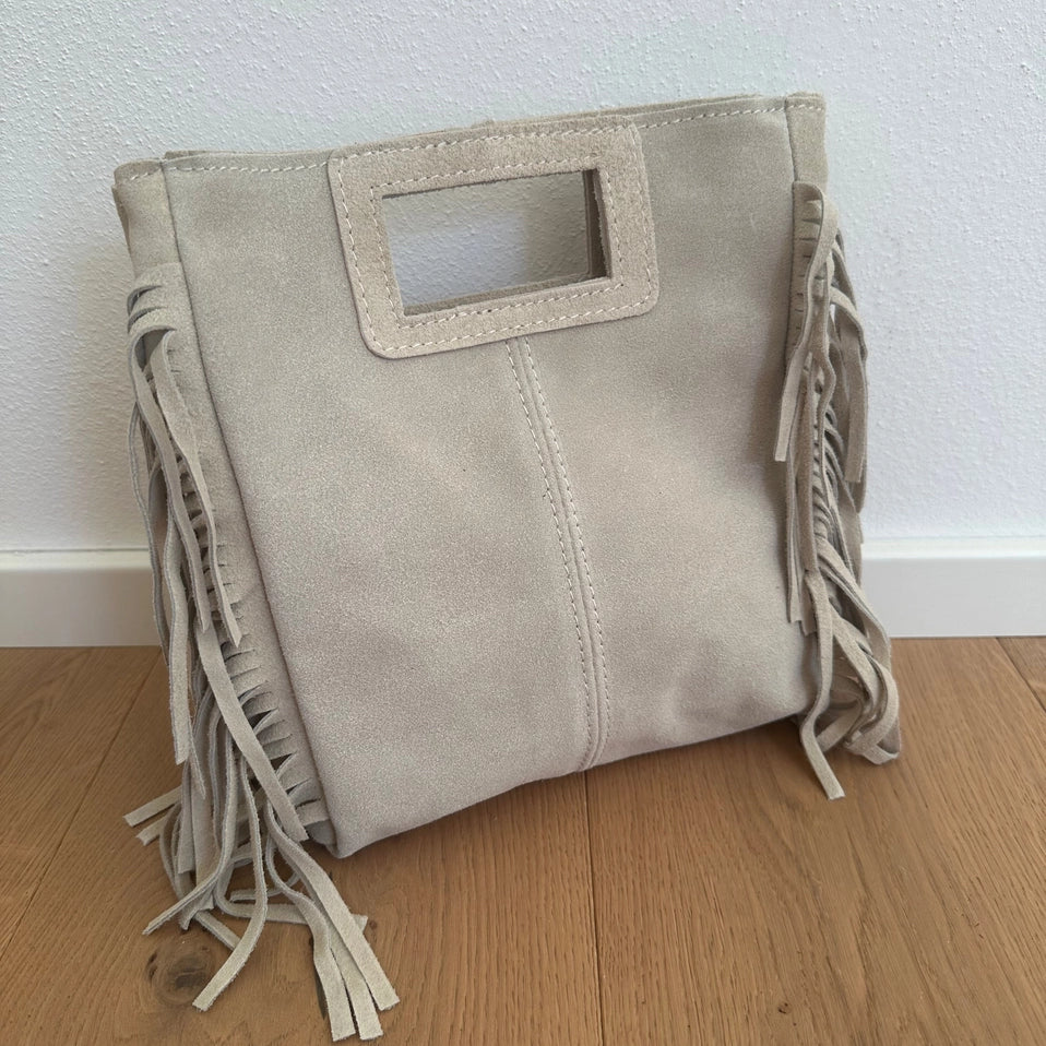 Sienna Fringe Suede Crossbody Bag