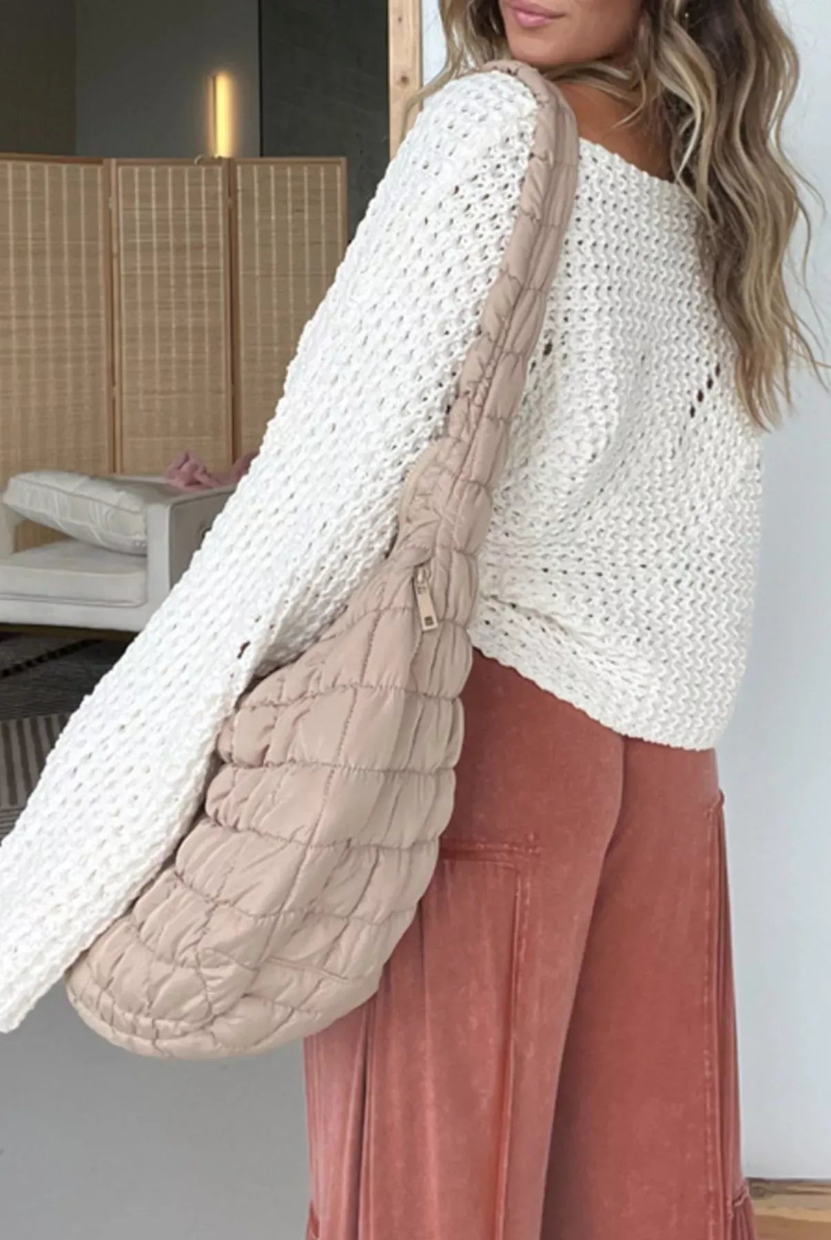 Openwork Batwing Sleeve Sweater-Sweater-Krush Kandy, Women's Online Fashion Boutique Located in Phoenix, Arizona (Scottsdale Area)