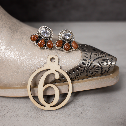 One Of A Kind Cluster Earrings-Stud Earrings-Krush Kandy, Women's Online Fashion Boutique Located in Phoenix, Arizona (Scottsdale Area)