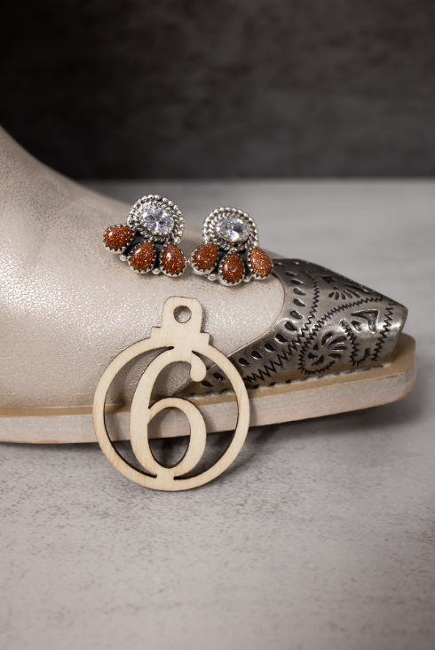 One Of A Kind Cluster Earrings-Stud Earrings-Krush Kandy, Women's Online Fashion Boutique Located in Phoenix, Arizona (Scottsdale Area)