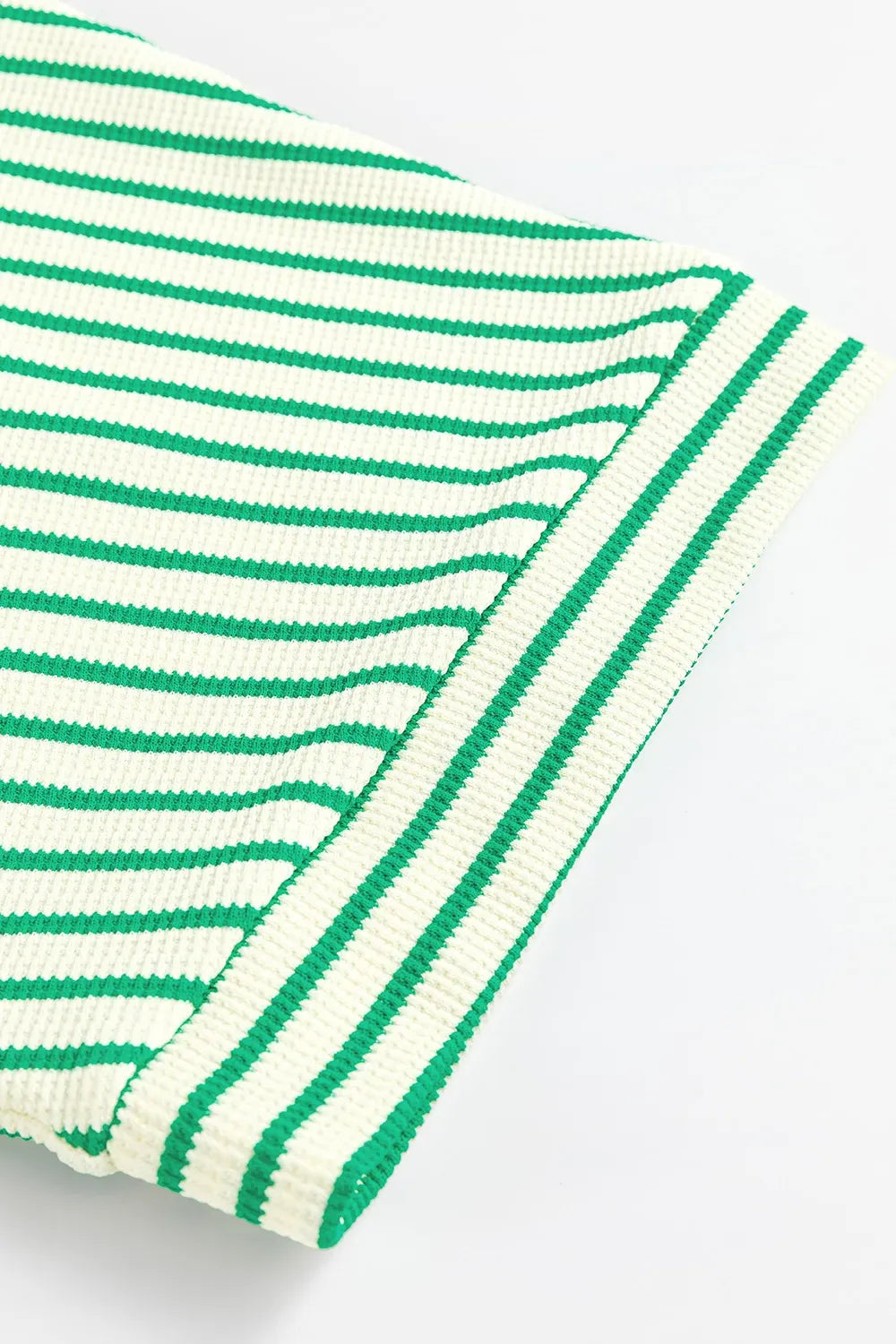 Striped Half Sleeve Tie Waist Romper-Jumpsuits & Rompers-Krush Kandy, Women's Online Fashion Boutique Located in Phoenix, Arizona (Scottsdale Area)