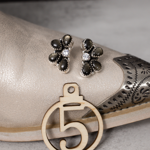 One Of A Kind Cluster Earrings-Stud Earrings-Krush Kandy, Women's Online Fashion Boutique Located in Phoenix, Arizona (Scottsdale Area)