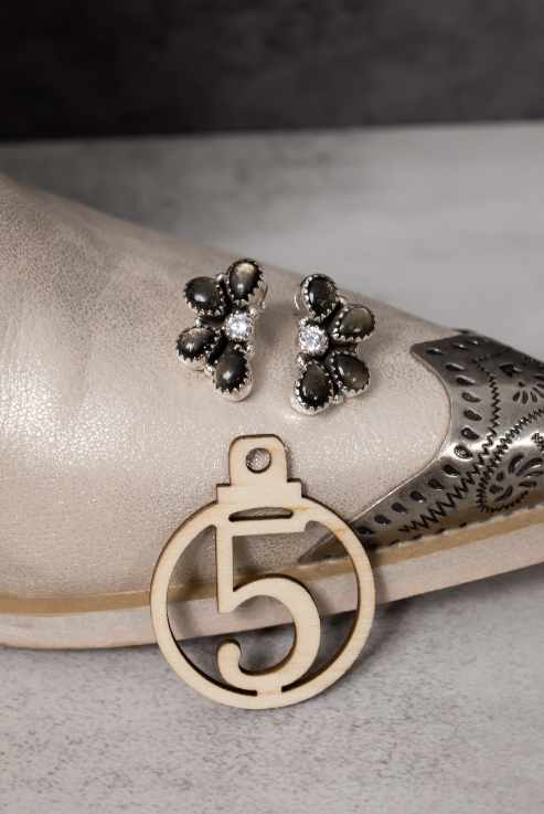 One Of A Kind Cluster Earrings-Stud Earrings-Krush Kandy, Women's Online Fashion Boutique Located in Phoenix, Arizona (Scottsdale Area)