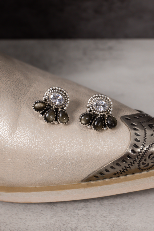 One Of A Kind Cluster Earrings-Stud Earrings-Krush Kandy, Women's Online Fashion Boutique Located in Phoenix, Arizona (Scottsdale Area)