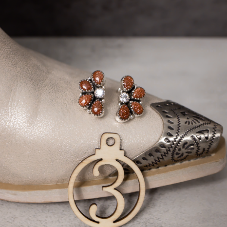 One Of A Kind Cluster Earrings-Stud Earrings-Krush Kandy, Women's Online Fashion Boutique Located in Phoenix, Arizona (Scottsdale Area)