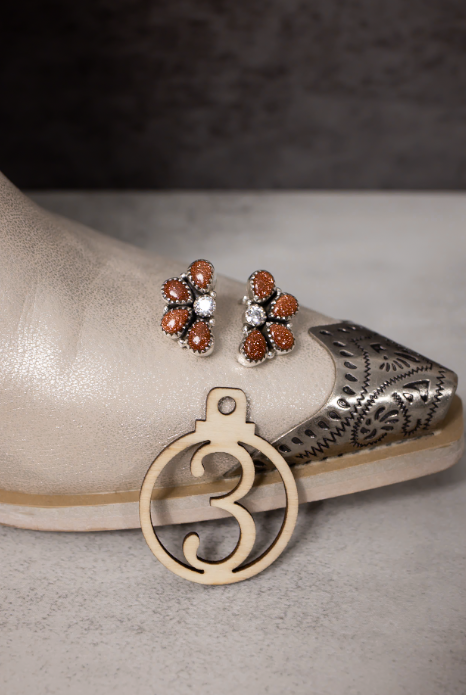 One Of A Kind Cluster Earrings-Stud Earrings-Krush Kandy, Women's Online Fashion Boutique Located in Phoenix, Arizona (Scottsdale Area)