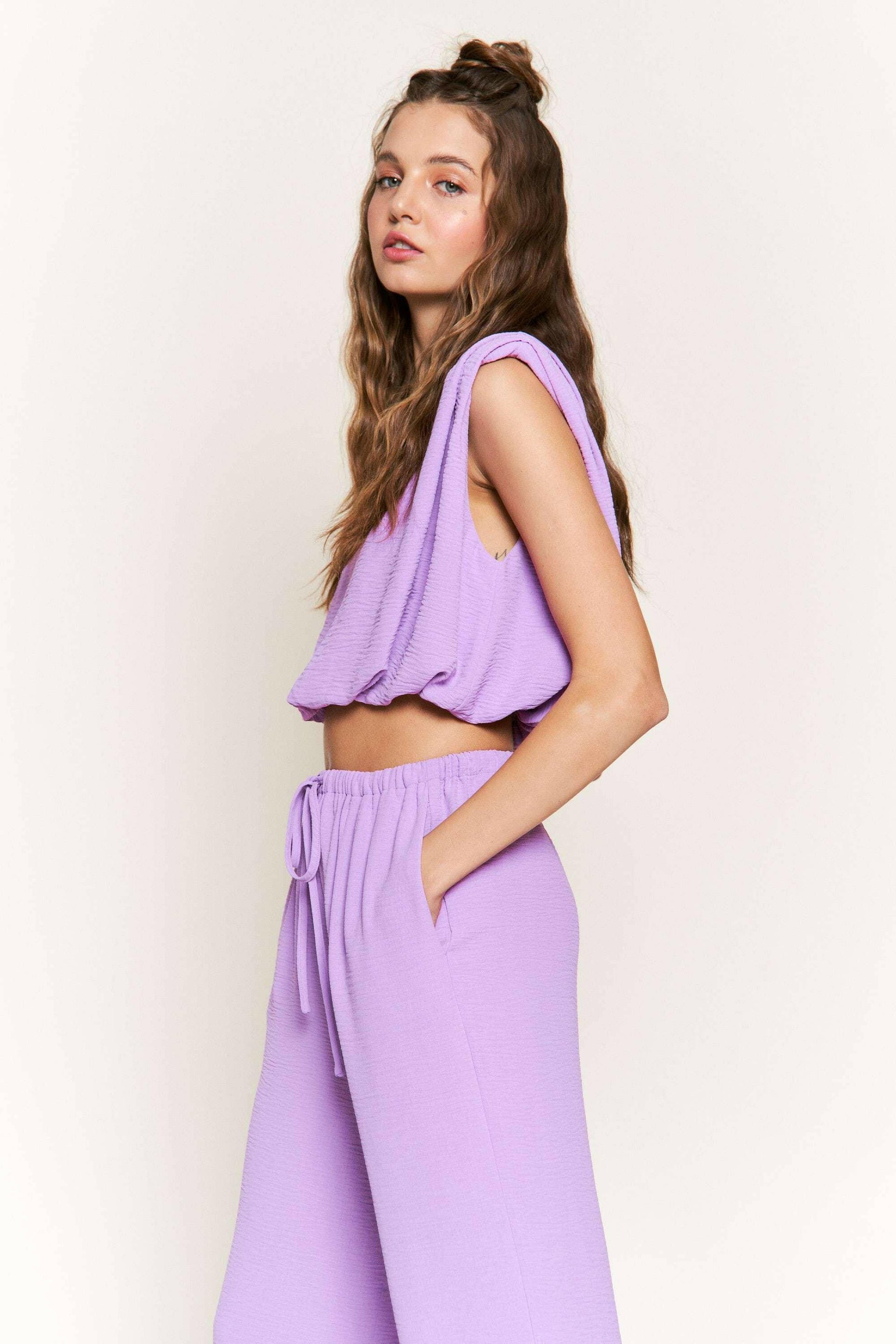 Lilac Luxe Crop Top-Tops-Krush Kandy, Women's Online Fashion Boutique Located in Phoenix, Arizona (Scottsdale Area)