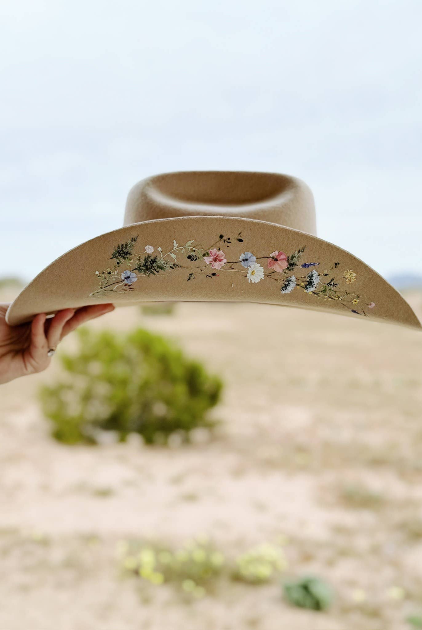 The Katie Lou Cowboy Hat - Made to Order-Hats-Krush Kandy, Women's Online Fashion Boutique Located in Phoenix, Arizona (Scottsdale Area)