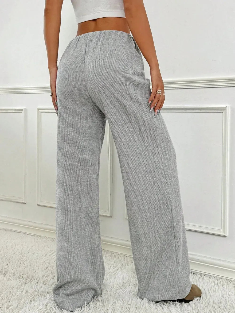 Tied Striped Wide Leg Pants-PANTS-Krush Kandy, Women's Online Fashion Boutique Located in Phoenix, Arizona (Scottsdale Area)