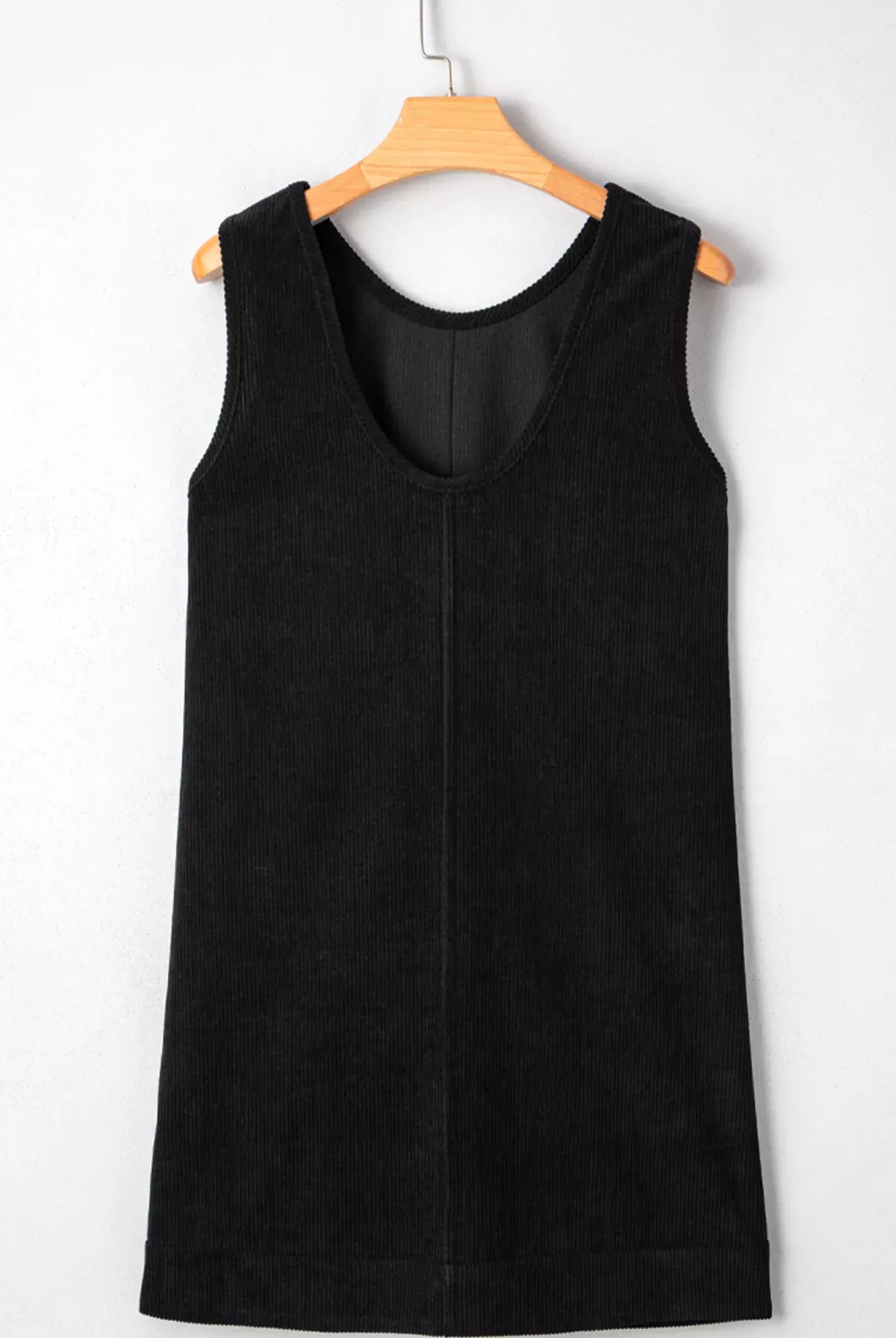 Corduroy Sleeveless Mini Dress with Patched Pockets-Dresses-Krush Kandy, Women's Online Fashion Boutique Located in Phoenix, Arizona (Scottsdale Area)