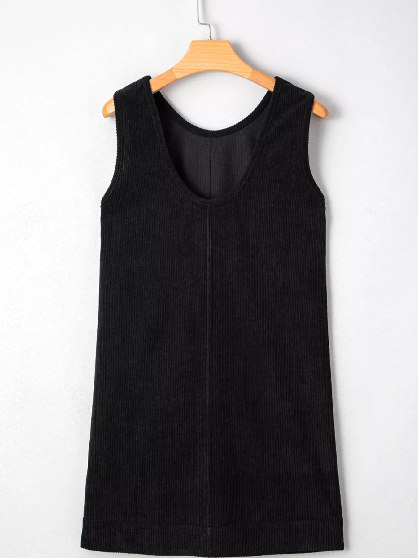 Corduroy Sleeveless Mini Dress with Patched Pockets-Dresses-Krush Kandy, Women's Online Fashion Boutique Located in Phoenix, Arizona (Scottsdale Area)
