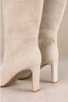 Brielle - Suede Stiletto Boot-Boots-Krush Kandy, Women's Online Fashion Boutique Located in Phoenix, Arizona (Scottsdale Area)