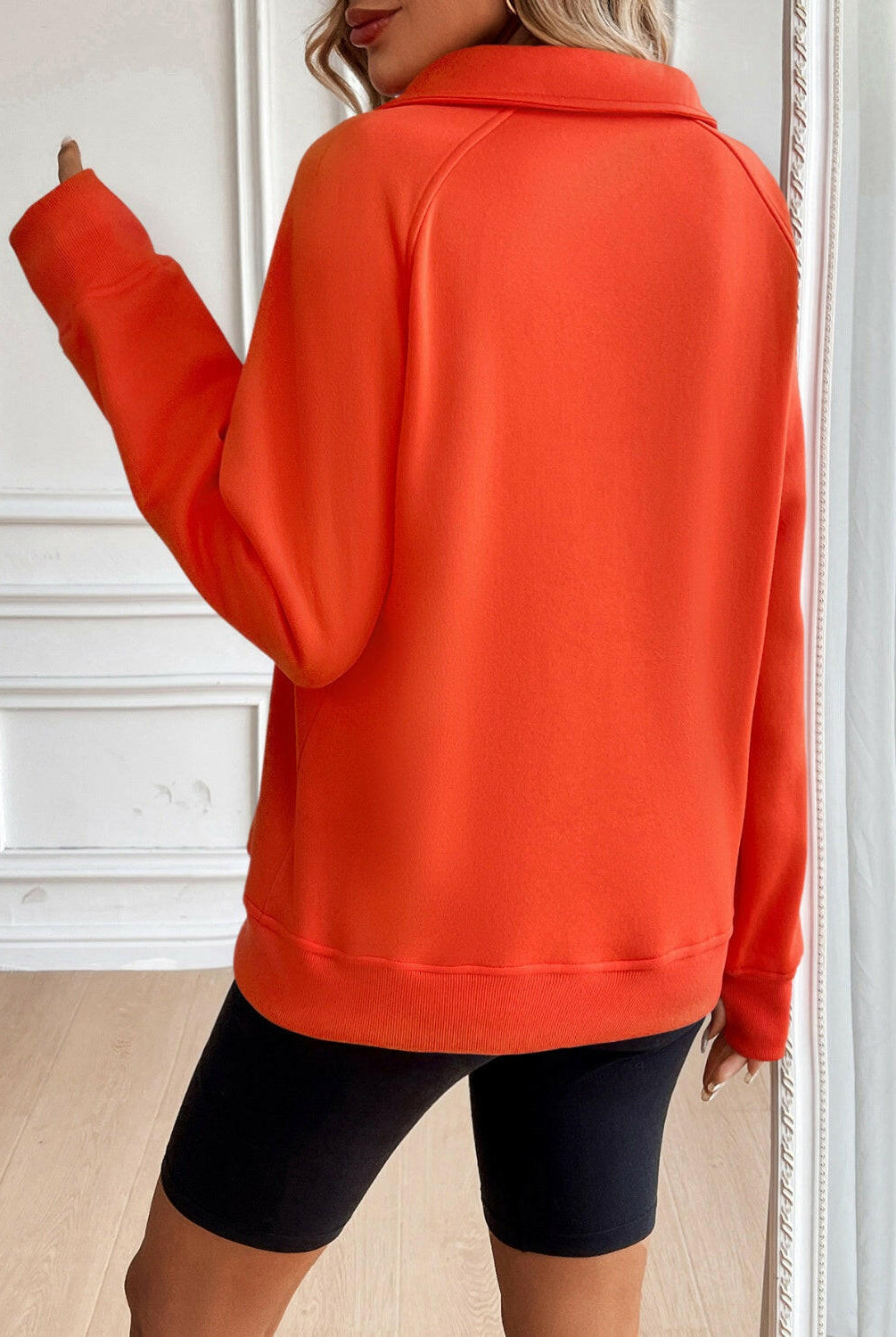 Ivy Lane Half Zip Raglan Sleeve Sweatshirt-Krush Kandy, Women's Online Fashion Boutique Located in Phoenix, Arizona (Scottsdale Area)