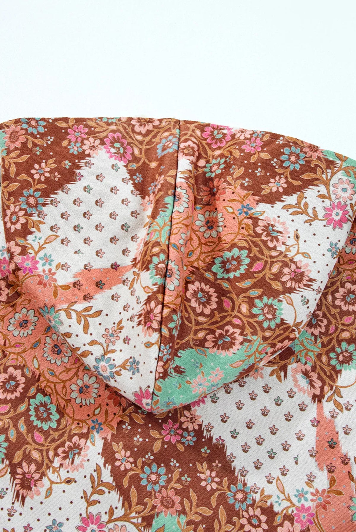 Floral Printed Sherpa Lined Hooded Jacket-Jacket-Krush Kandy, Women's Online Fashion Boutique Located in Phoenix, Arizona (Scottsdale Area)