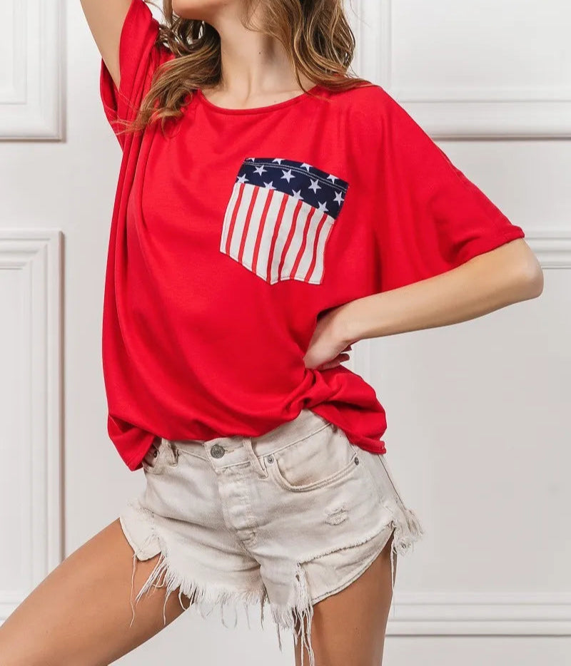 BiBi French Terry With Front Pocket Dolman Sleeves Top-Tops-Krush Kandy, Women's Online Fashion Boutique Located in Phoenix, Arizona (Scottsdale Area)