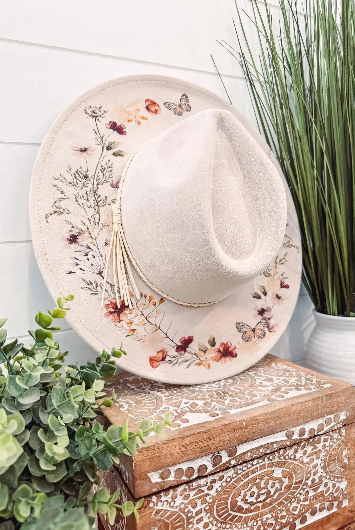 Floral Print Hat-Hats-Krush Kandy, Women's Online Fashion Boutique Located in Phoenix, Arizona (Scottsdale Area)