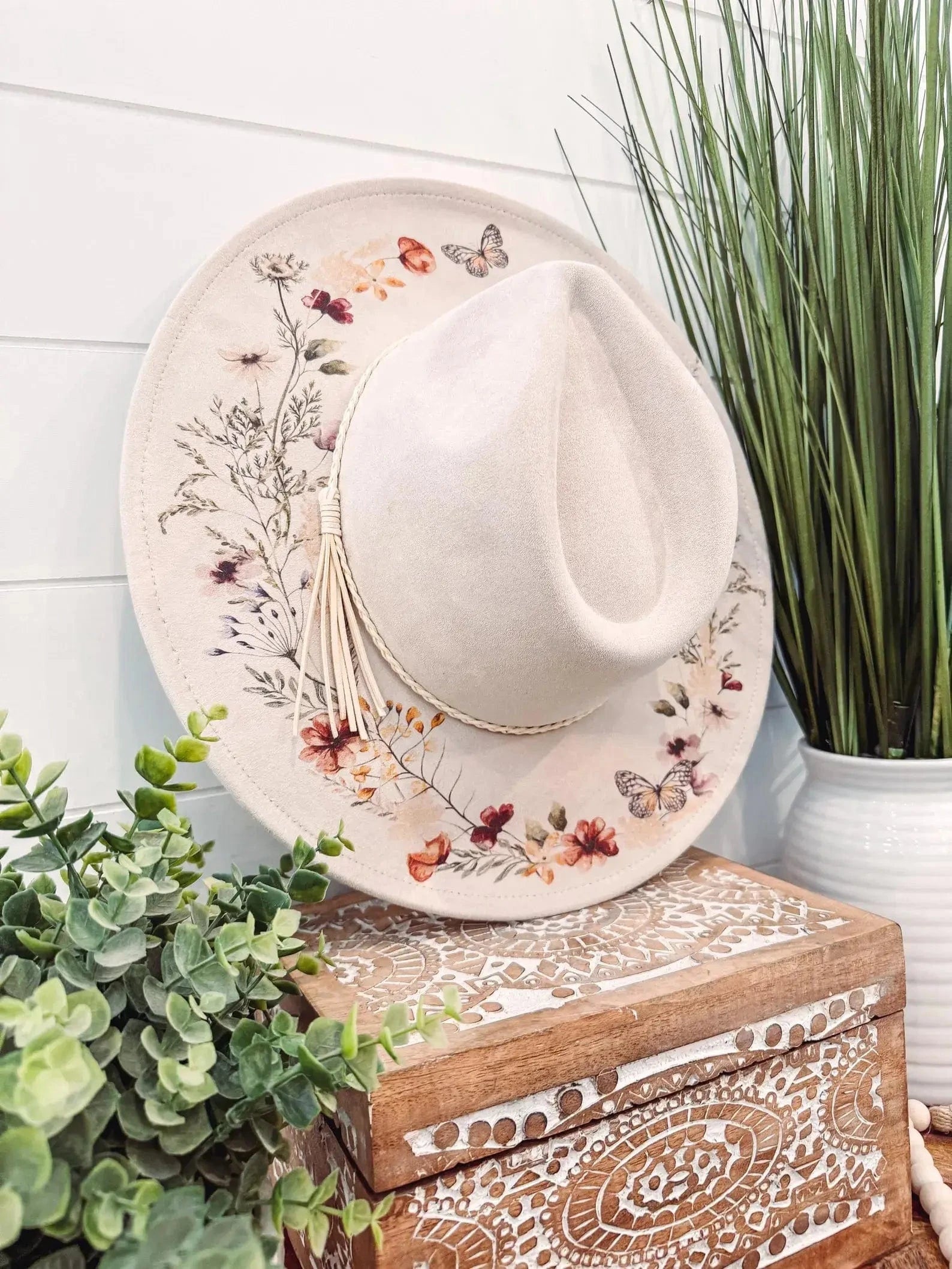 Floral Print Hat-Hats-Krush Kandy, Women's Online Fashion Boutique Located in Phoenix, Arizona (Scottsdale Area)