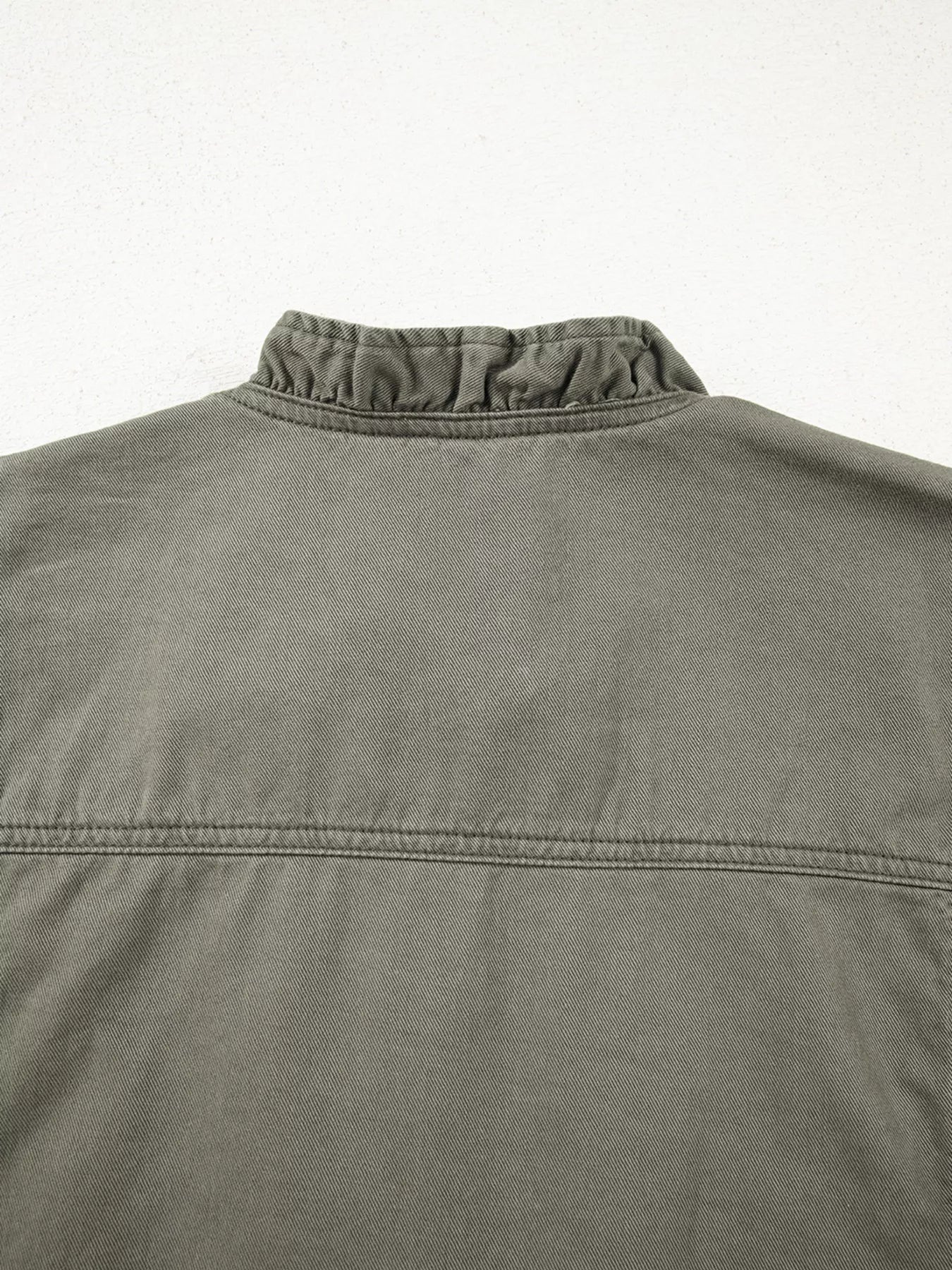 Ruffled Patchwork Denim Jacket Vest-Krush Kandy, Women's Online Fashion Boutique Located in Phoenix, Arizona (Scottsdale Area)