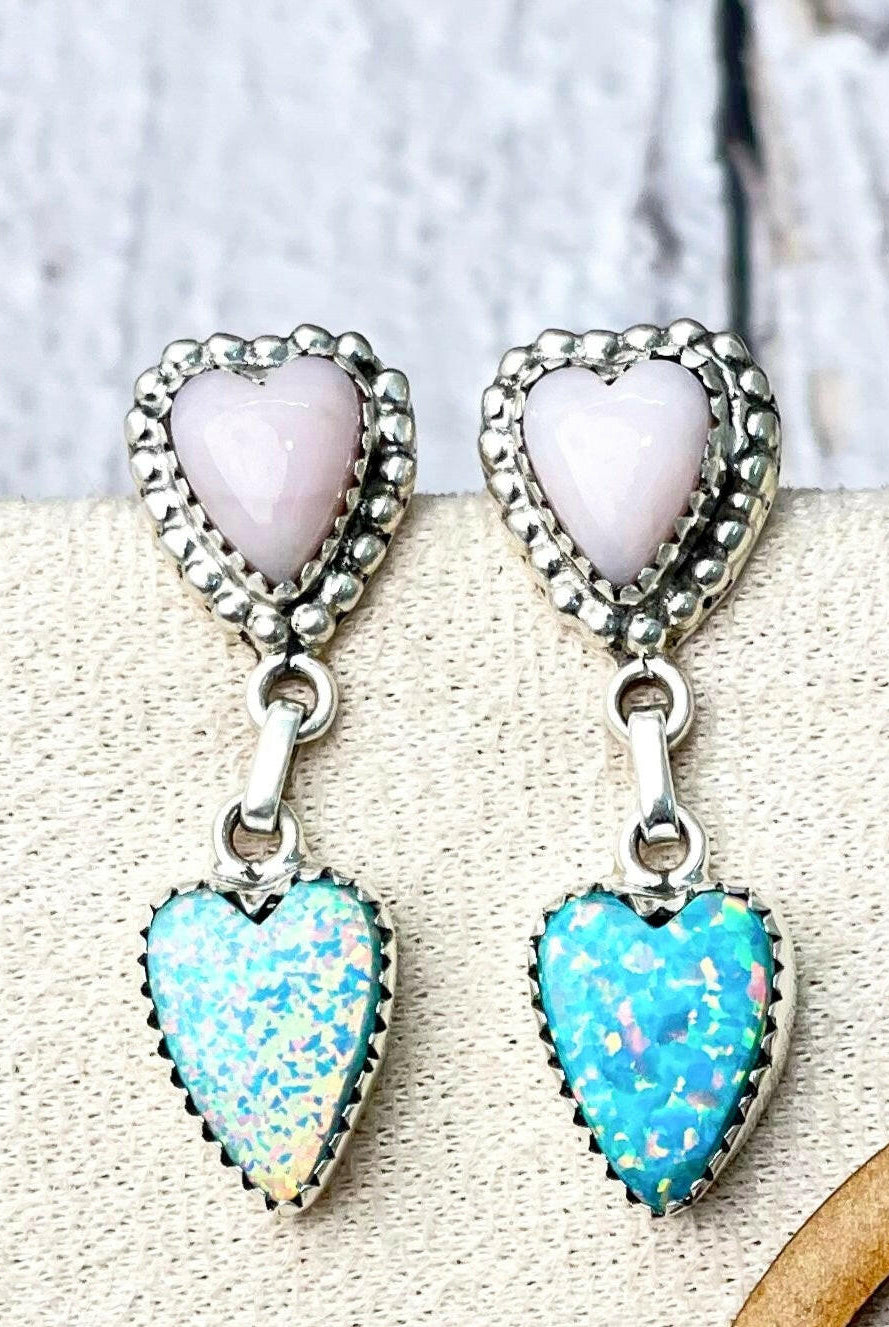 All The Love Heart Earrings-Earrings-Krush Kandy, Women's Online Fashion Boutique Located in Phoenix, Arizona (Scottsdale Area)
