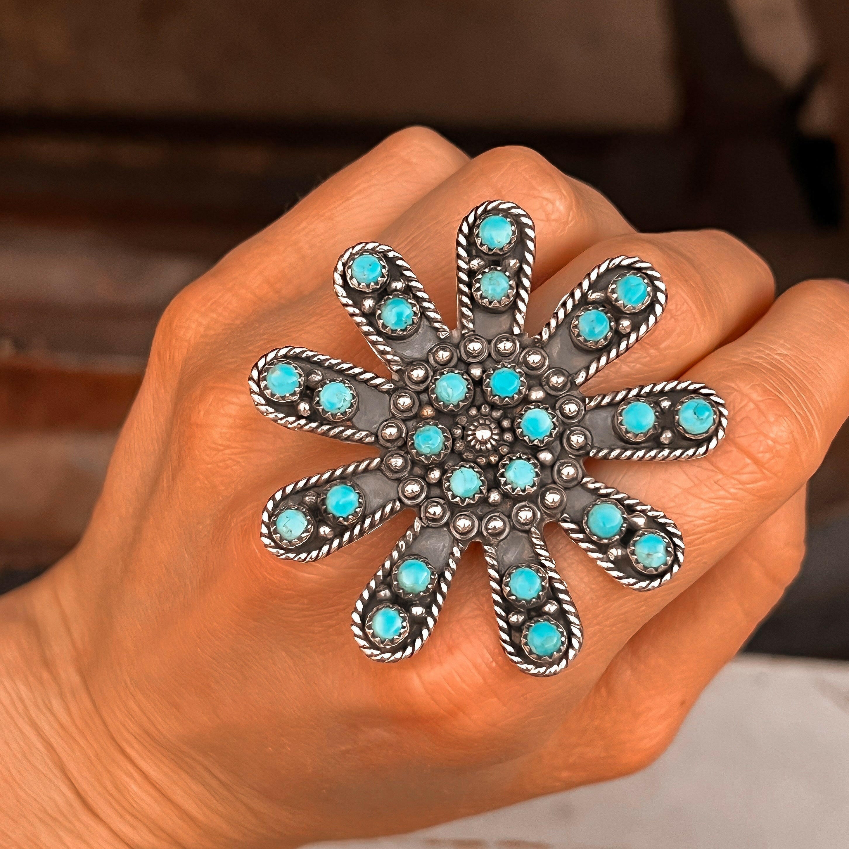 Flower Garden Jumbo Stone Ring-Krush Kandy, Women's Online Fashion Boutique Located in Phoenix, Arizona (Scottsdale Area)