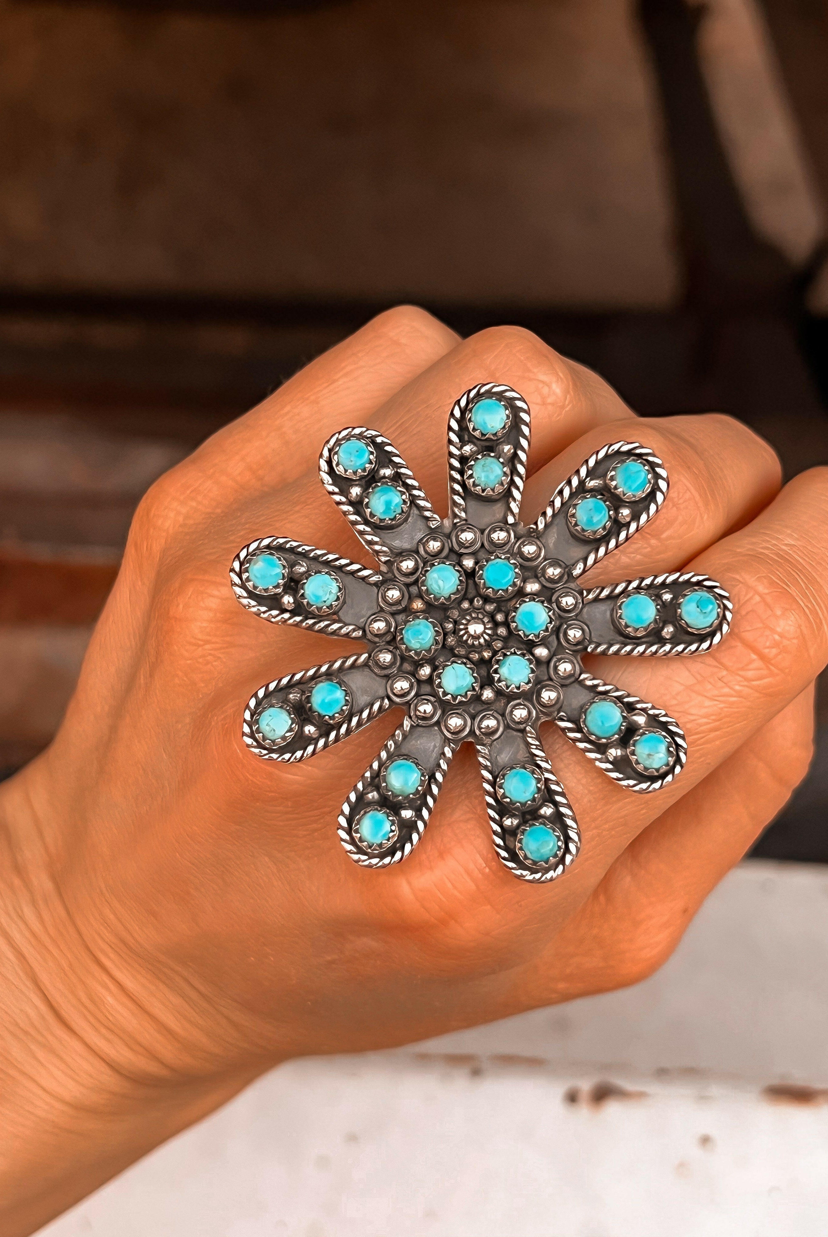 Flower Garden Jumbo Stone Ring-Krush Kandy, Women's Online Fashion Boutique Located in Phoenix, Arizona (Scottsdale Area)