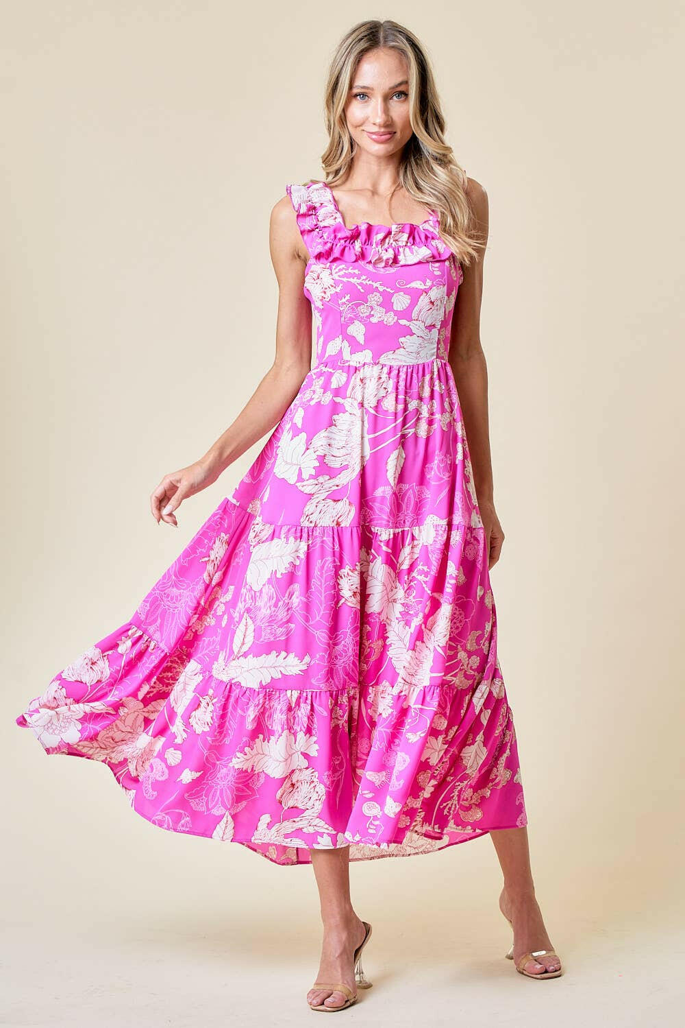 Southern Belle Blooms Dress-Dresses-Krush Kandy, Women's Online Fashion Boutique Located in Phoenix, Arizona (Scottsdale Area)