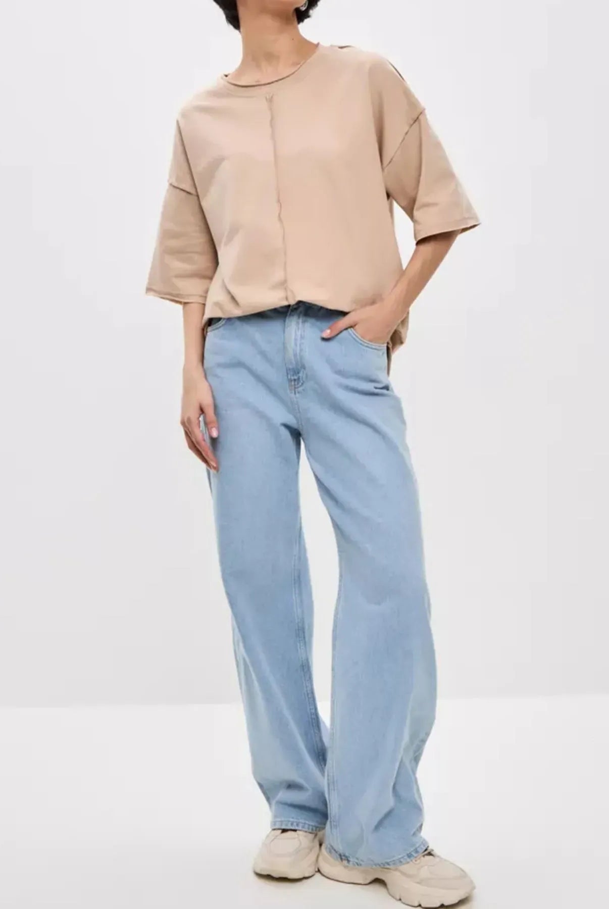 Round Neck Half Sleeve T-Shirt-Krush Kandy, Women's Online Fashion Boutique Located in Phoenix, Arizona (Scottsdale Area)