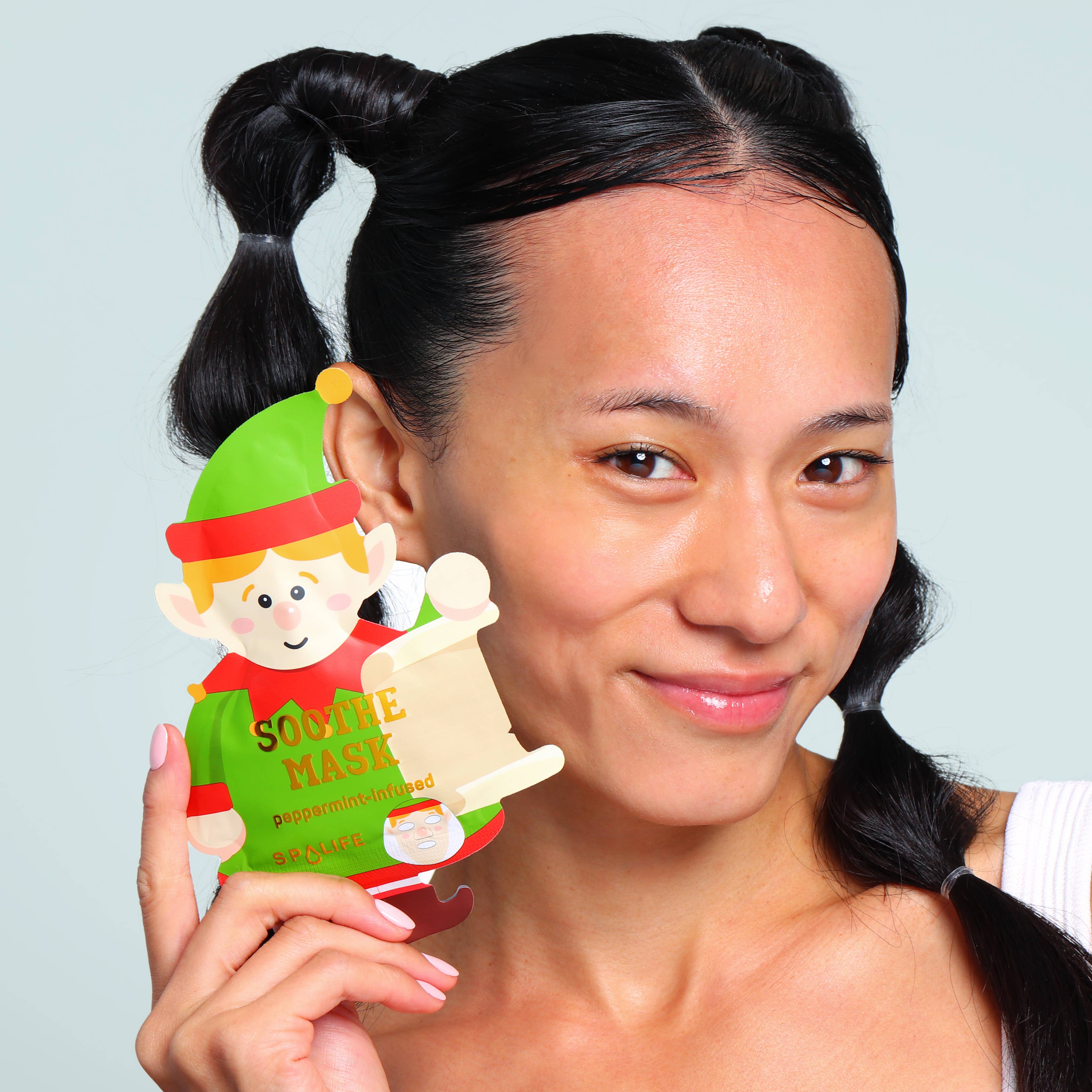 Christmas Holiday Santa's WorkShop Facial Masks-Accessories-Krush Kandy, Women's Online Fashion Boutique Located in Phoenix, Arizona (Scottsdale Area)