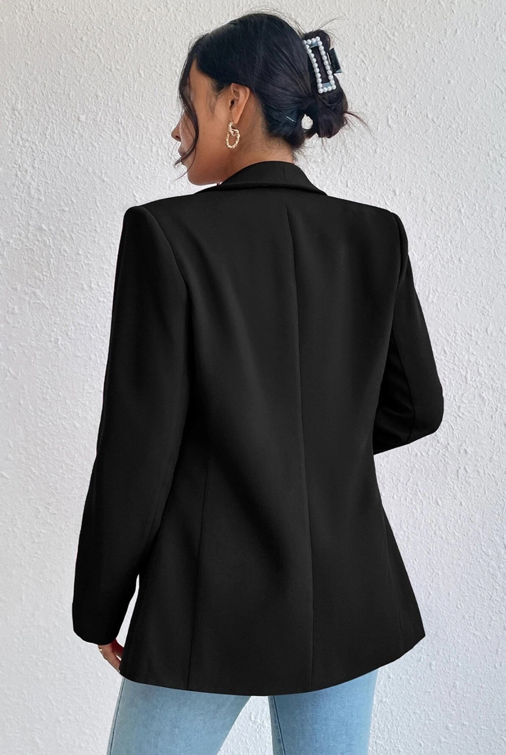 After Hours Long Sleeve Blazer-Blazers-Krush Kandy, Women's Online Fashion Boutique Located in Phoenix, Arizona (Scottsdale Area)