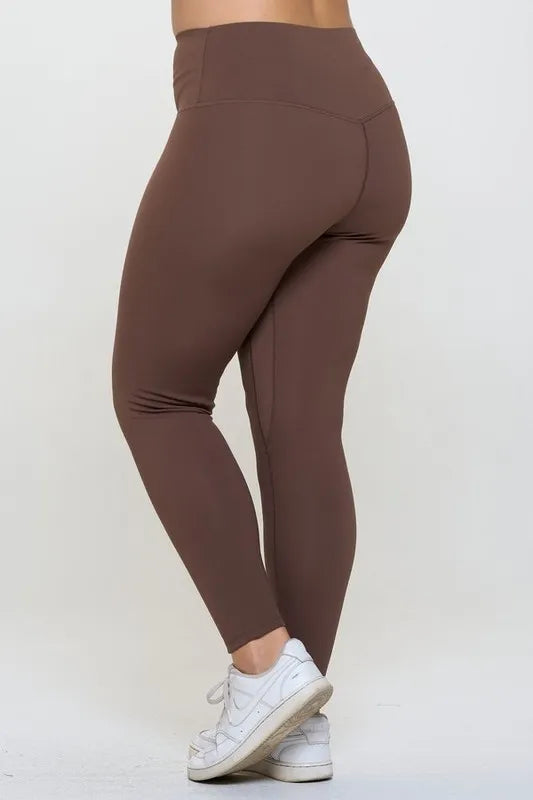 Yelete Full Size Fleece Lined High Waisted Leggings-Leggings-Krush Kandy, Women's Online Fashion Boutique Located in Phoenix, Arizona (Scottsdale Area)