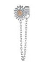Cubic Zirconia Tassel Minimalist Single Earring-Earrings-Krush Kandy, Women's Online Fashion Boutique Located in Phoenix, Arizona (Scottsdale Area)