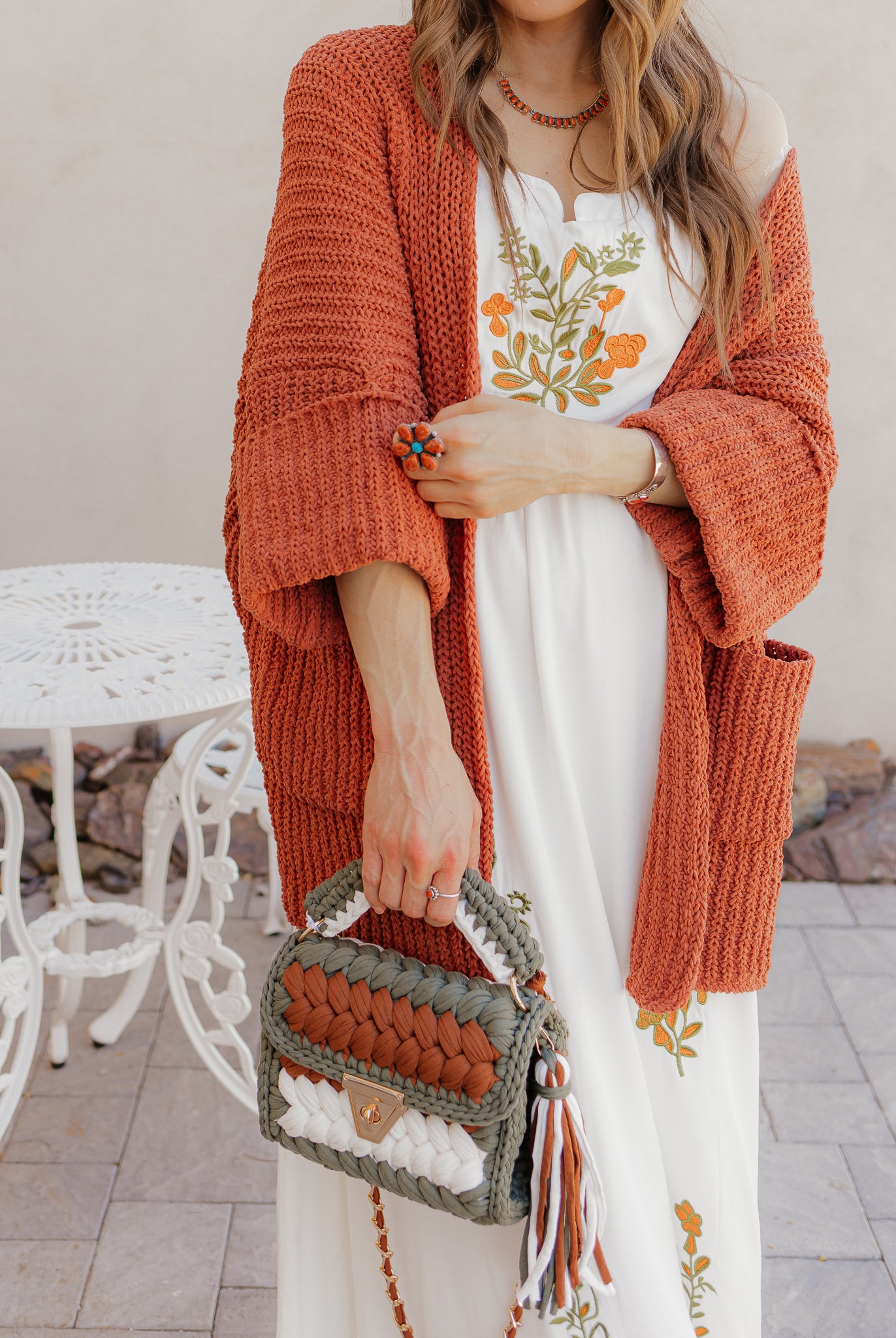 Floral Embroidered Maxi Dress-Dresses-Krush Kandy, Women's Online Fashion Boutique Located in Phoenix, Arizona (Scottsdale Area)