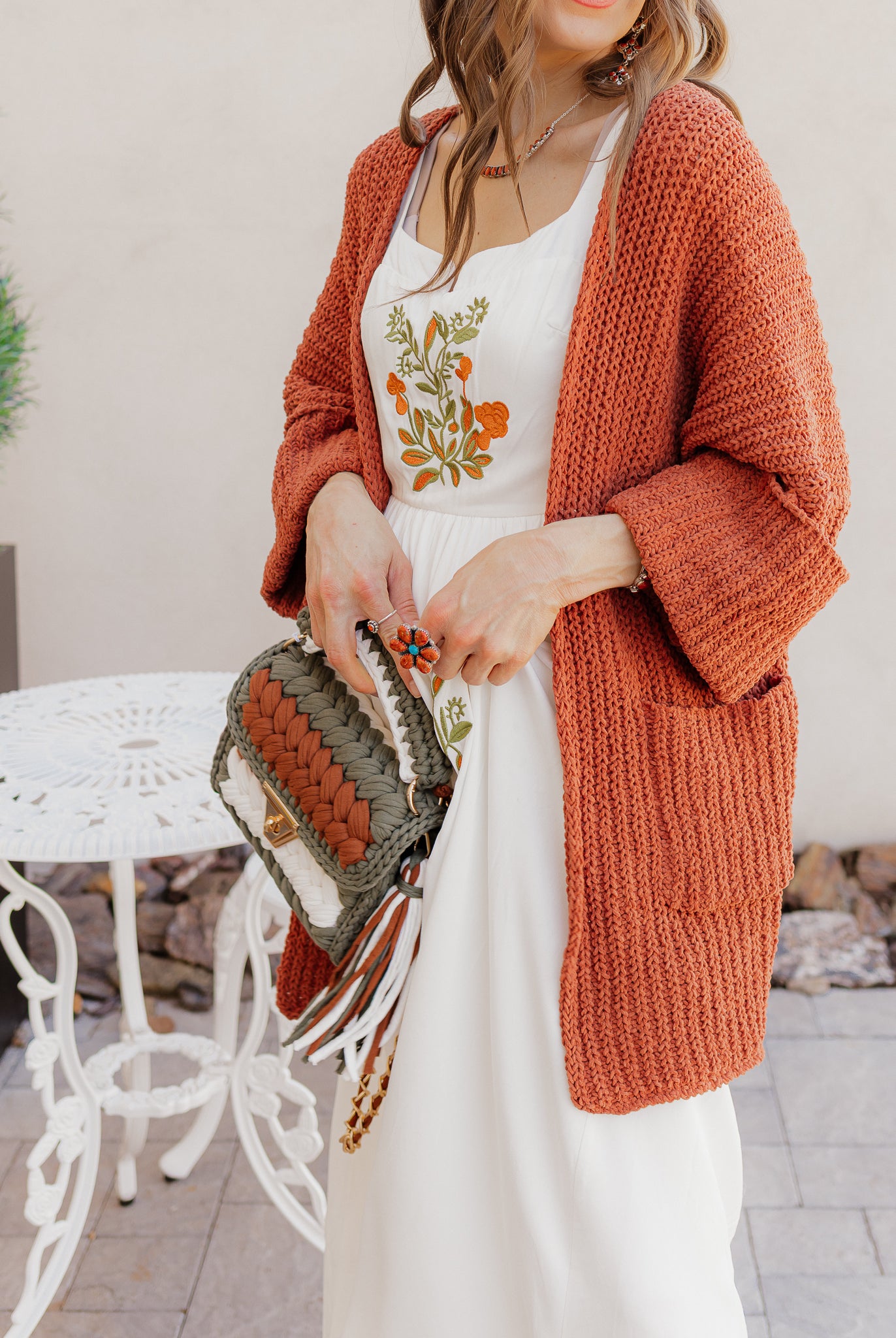 Floral Embroidered Maxi Dress-Dresses-Krush Kandy, Women's Online Fashion Boutique Located in Phoenix, Arizona (Scottsdale Area)