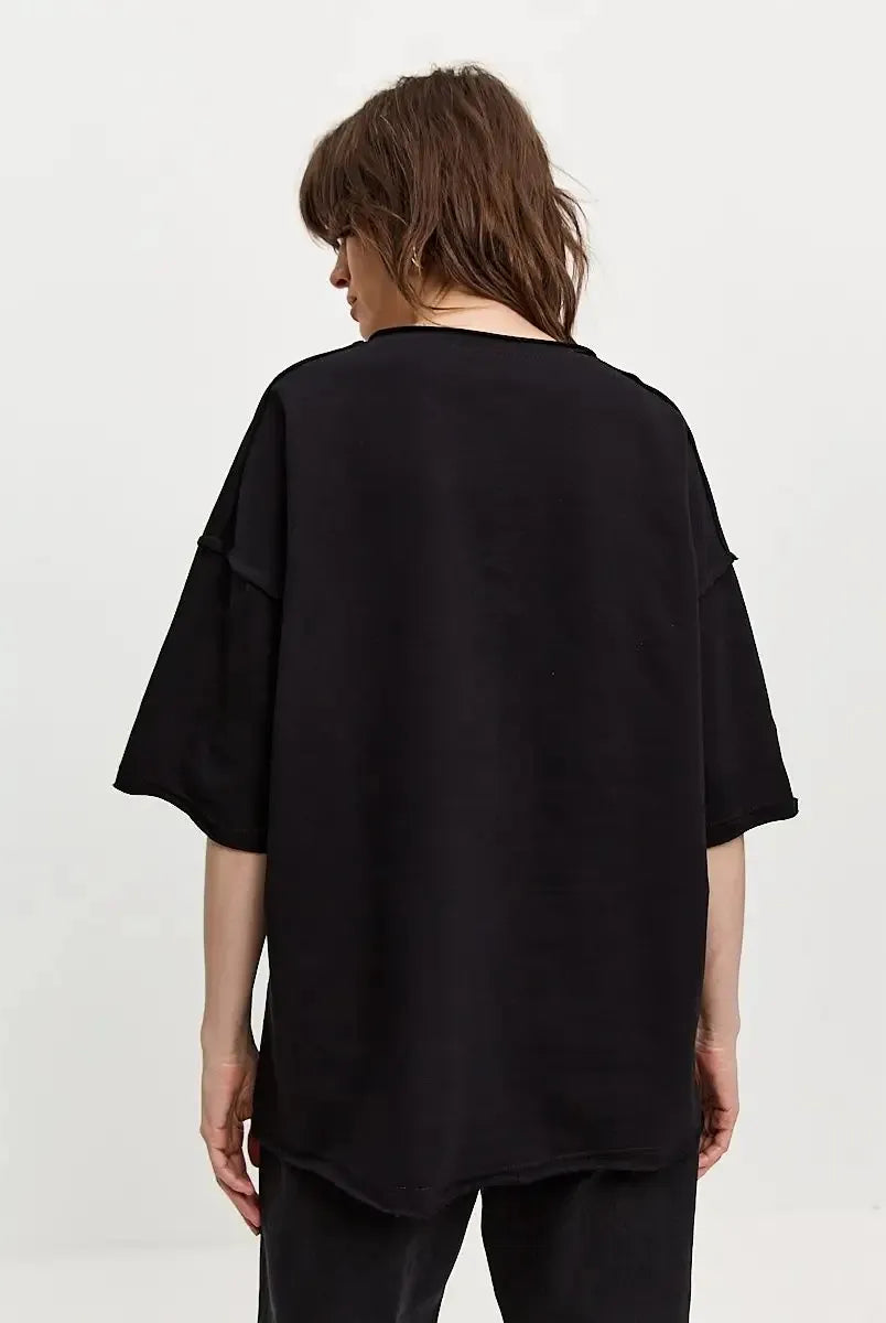 Round Neck Half Sleeve T-Shirt-Krush Kandy, Women's Online Fashion Boutique Located in Phoenix, Arizona (Scottsdale Area)