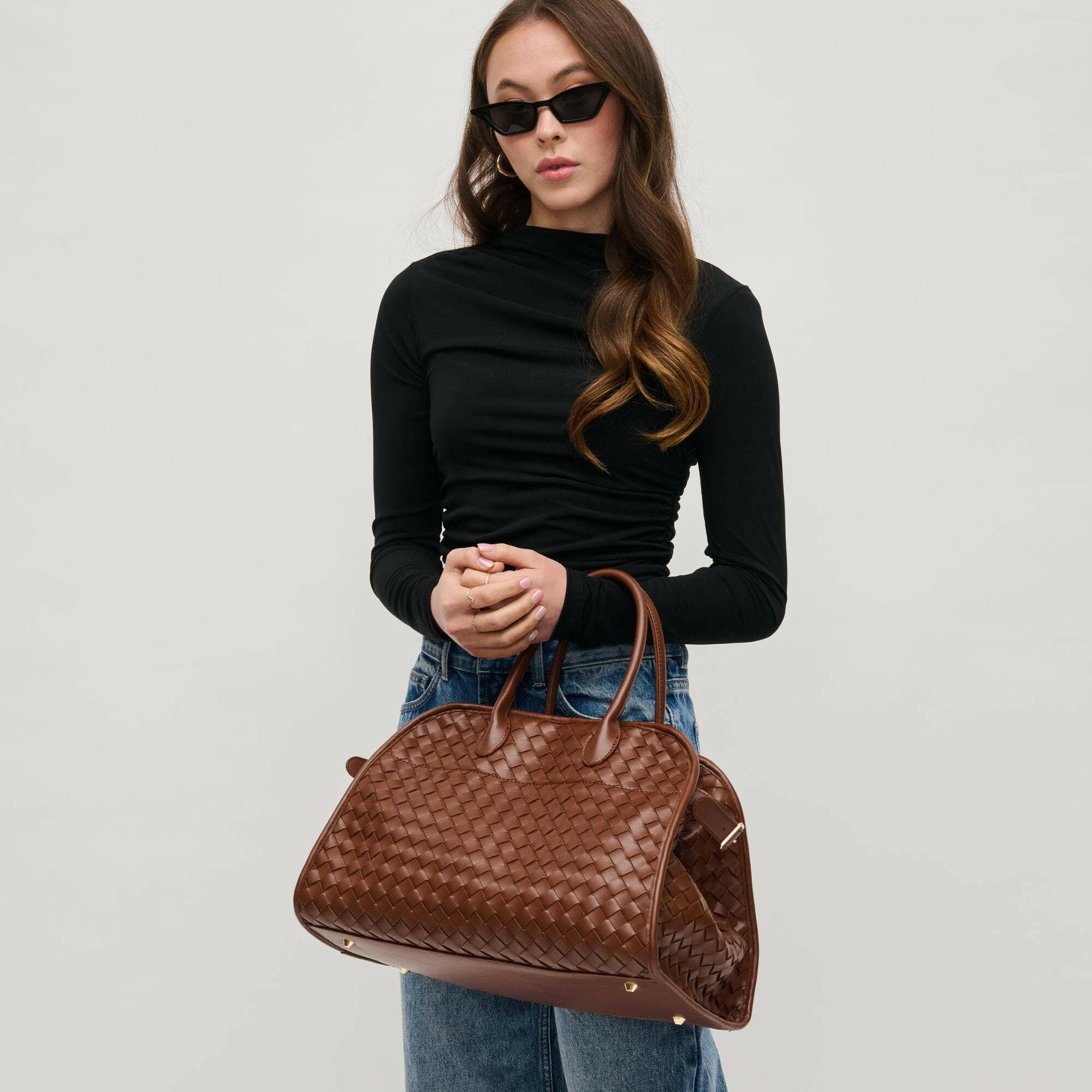 Rhonda Woven Tote-handbags-Krush Kandy, Women's Online Fashion Boutique Located in Phoenix, Arizona (Scottsdale Area)