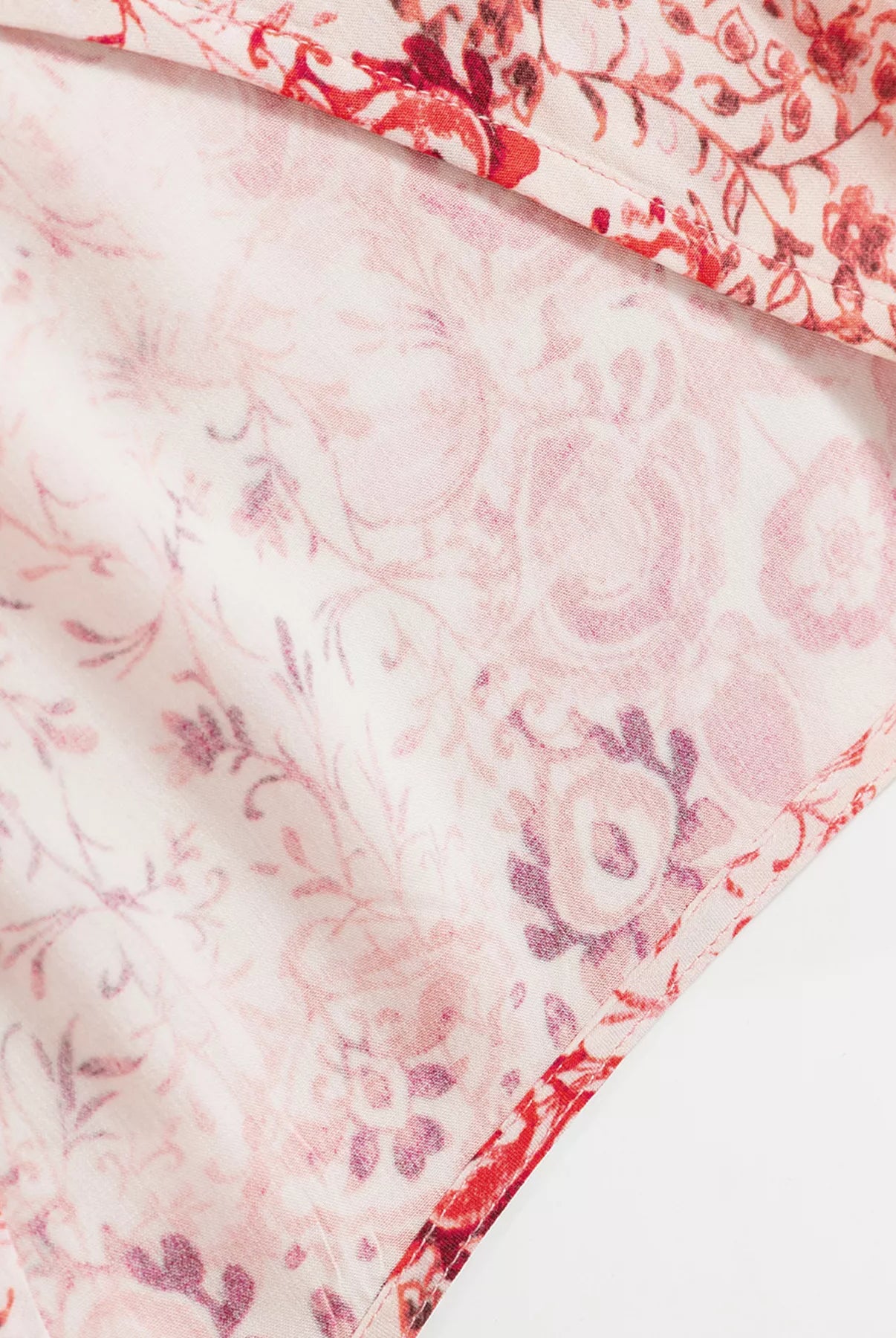 loral Print Tassel Tie Long Sleeve Flowy Mini Dress-Dresses-Krush Kandy, Women's Online Fashion Boutique Located in Phoenix, Arizona (Scottsdale Area)